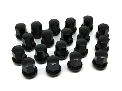 Radmuttern 20ER PACK Schwarz. Porsche 911 1965-89 / 964 / 993 / 944 / 968 / 928 / 924 - 99918200336, 999.182.003.36, 999-182-003-36